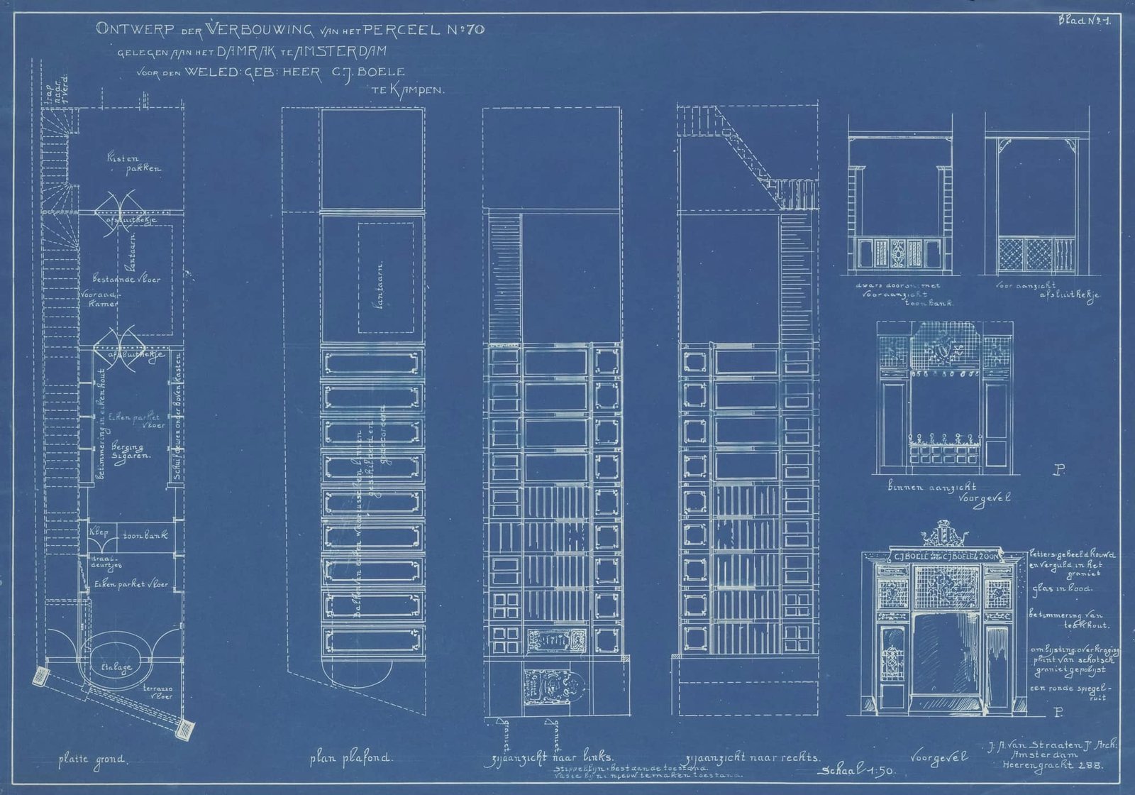 Technical drawings and project plans reviewed on site